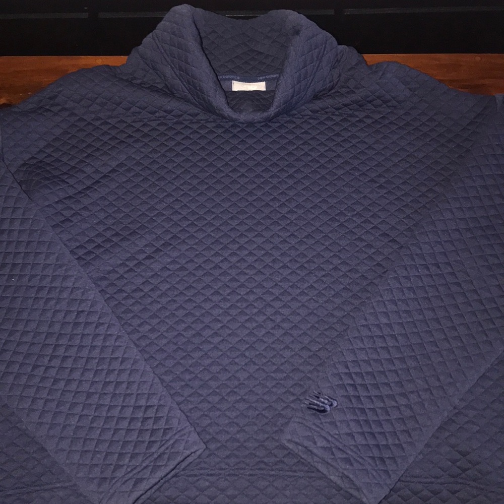 New Balance navy waffled sweatshirt